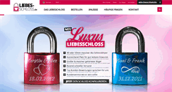 Desktop Screenshot of liebes-schloss.de
